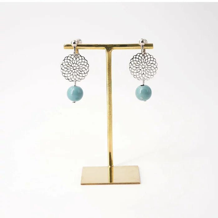 天然うるし珠　ピアス／イヤリング